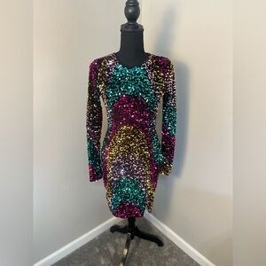 Sequin Bodycon Dress XS by Intempo
